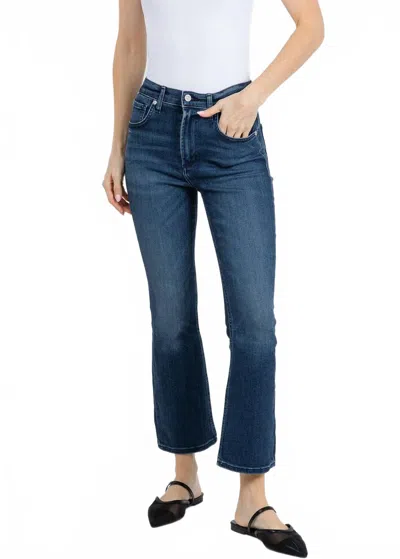 Citizen Of Humanity Isola Mid Rise Cropped Boot Jeans In Regency In Blue