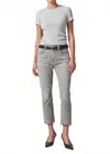 Citizen Of Humanity Isola Straight Crop Jeans In Quartz Grey In Gray