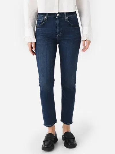 Citizen Of Humanity Isola Straight Crop Jean In Courtland In Multi