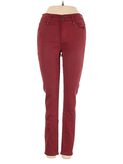 Pre-owned Citizen Of Humanity Jeggings In Red
