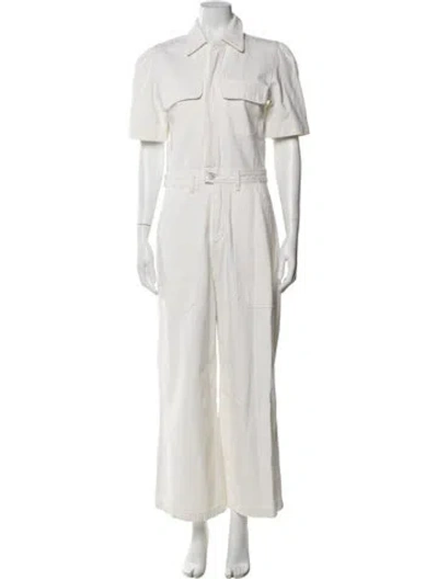 Pre-owned Citizen Of Humanity Jumpsuit W/ Tags In White