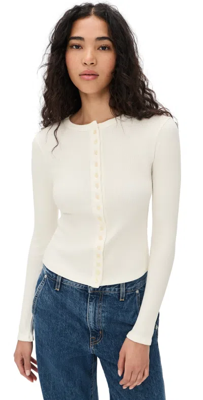 Citizen Of Humanity Kari Long Cardigan Pashmina In White