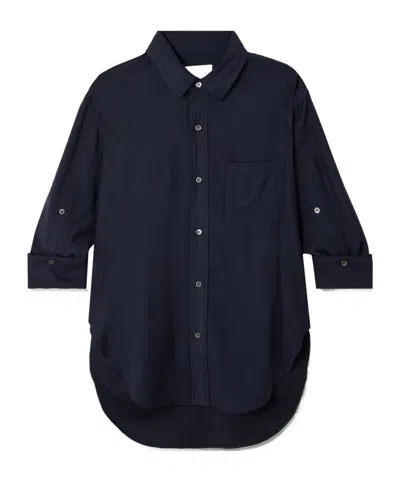 Citizen Of Humanity Kayla Twill Shirt In Brown