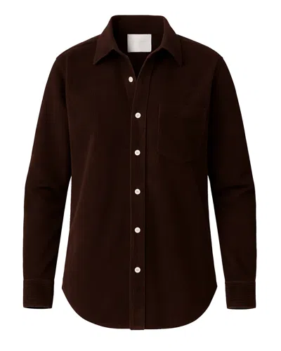 Citizen Of Humanity Kayla Shirt Corduroy In Brown