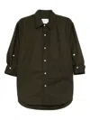 Citizen Of Humanity Citizens Of Humanity Kayla Cotton Shirt In Green