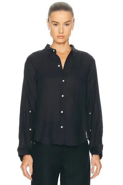 Citizen Of Humanity Kayla Lightweight Shirt In Chocolate In Brown
