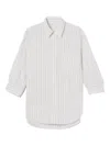 Citizen Of Humanity Kayla Stripe-pattern Shirt In White