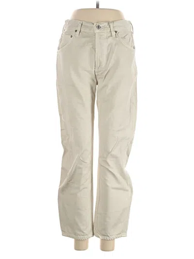Pre-owned Citizen Of Humanity Khaki Pant In Tan