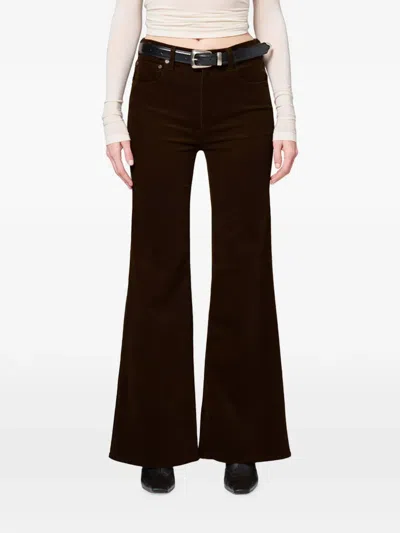 Citizen Of Humanity Kimberly 70's Corduroy Flared Trousers In Brown