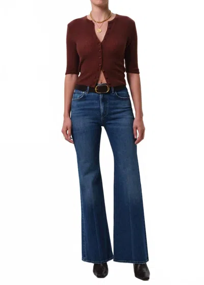 Citizen Of Humanity Kimberly 70s Flare Jeans In Cruise In Black