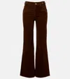 Citizen Of Humanity Kimberly Cotton Corduroy Flared Pants In Brown
