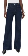 Citizen Of Humanity Kimberly Flare Horsebit Jeans Helia In Blue