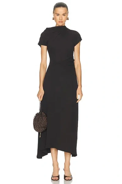 Citizen Of Humanity Kira Sculptural Dress In Black