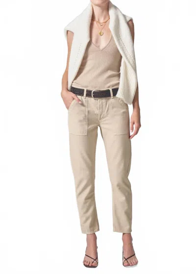 CITIZEN OF HUMANITY LEAH CARGO PANTS IN TAOS SAND