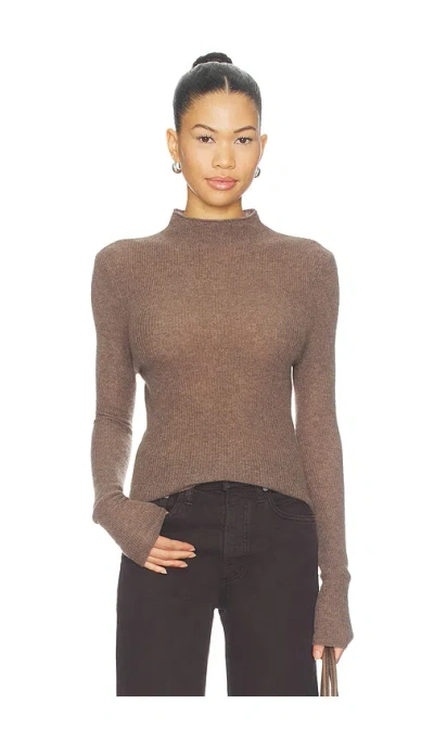 Citizen Of Humanity Leelah Turtleneck Sweater In Brown
