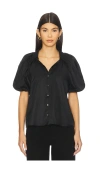 Citizen Of Humanity Leila Blouse In Black