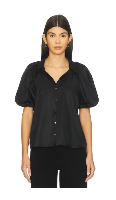 Citizen Of Humanity Leila Blouse In Black