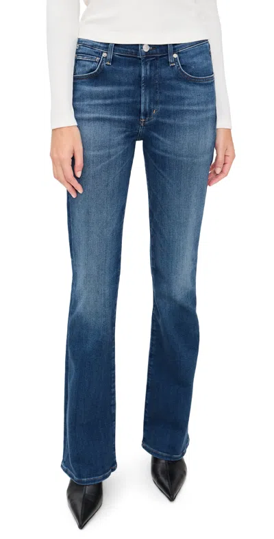 Citizen Of Humanity Lilah High Rise Bootcut Jeans 32.5 Augusta In Blue