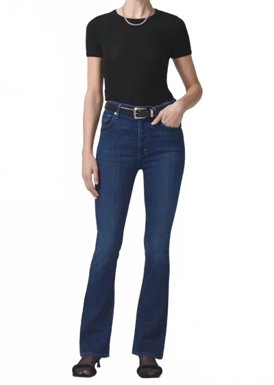 Citizen Of Humanity Lilah High Rise Bootcut Jeans In Provance In Blue