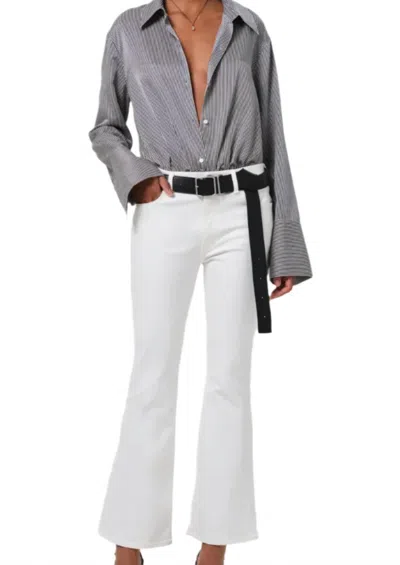 Citizen Of Humanity Lilah High-rise Bootcut Jeans In Soft White
