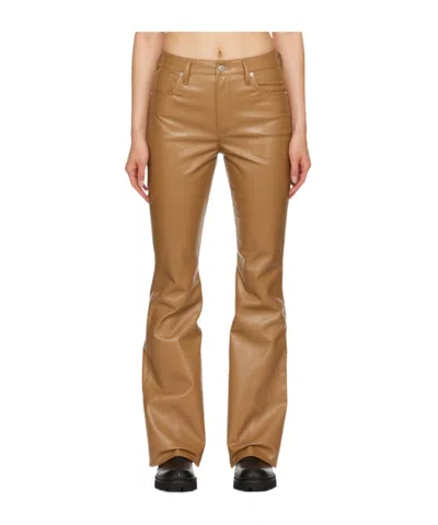 Citizen Of Humanity Lilah Leather Pants In Brown