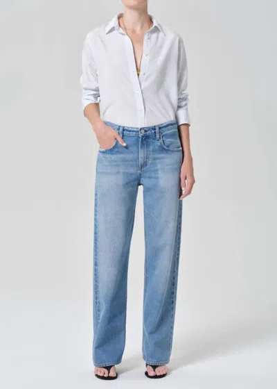 Citizen Of Humanity Lindz Easy Straight Jeans In Cupid In White