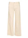 Citizen Of Humanity “lindz Easy Straight" Twill Trousers Beige In Neutral