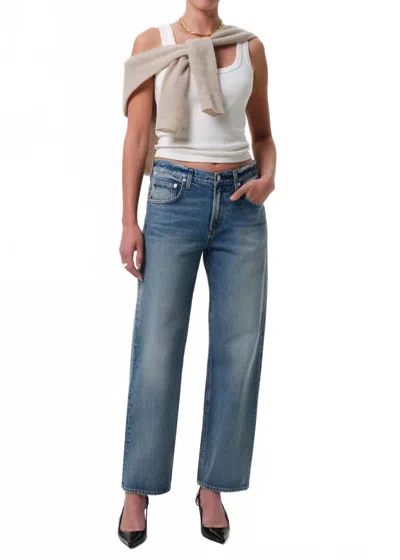 Citizen Of Humanity Lindz Low Rise Straight Jeans In Bijou In Multi