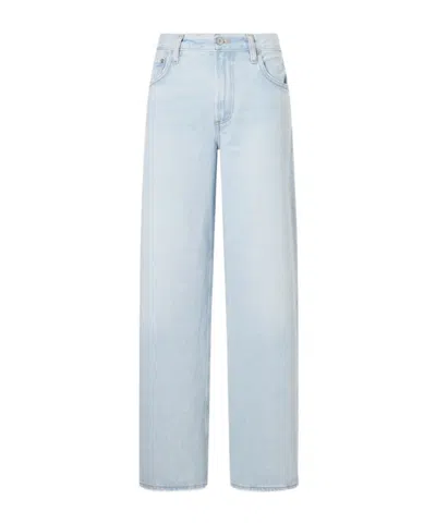 Citizen Of Humanity Lindz Mid-rise Straight-leg Jeans In Blue