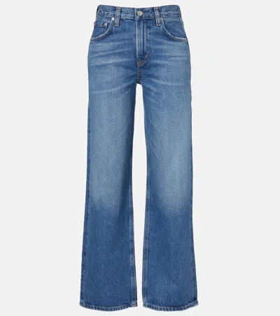 Citizen Of Humanity Lindz Wide-leg Jeans In Blue