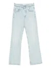 Citizen Of Humanity Logo-motif Jeans In Gold