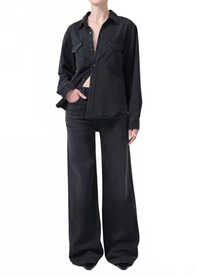 Citizen Of Humanity Lolli Mid Rise Baggy Jeans In Reflection In Blue