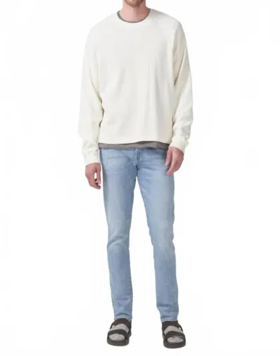 Citizen Of Humanity London Slim Straight Jeans In Circuit In Blue