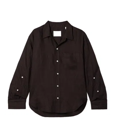 Citizen Of Humanity Long Sleeve Shirt In Black