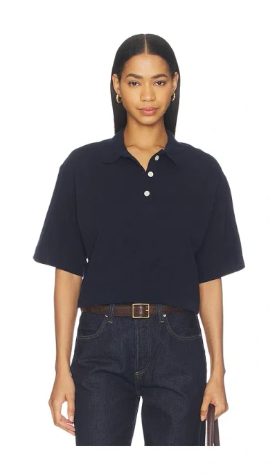 Citizen Of Humanity Lowen Polo Shirt In Blue