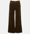 Citizen Of Humanity Lyra Cotton Corduroy Wide-leg Pants In Brown