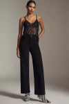 Citizen Of Humanity Lyra High-rise Wide-leg Jeans In Black