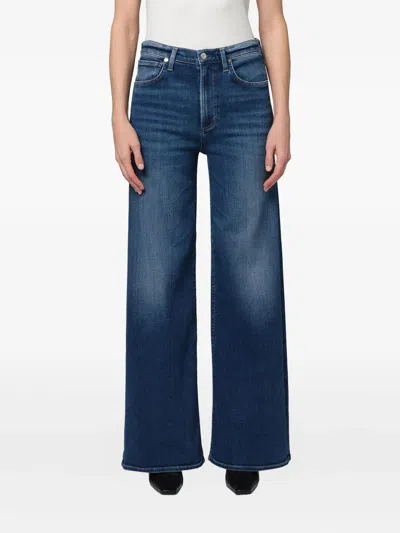 Citizen Of Humanity Citizens Of Humanity Paloma Cotton Wide Leg Utility Jeans In Poolside In Blue