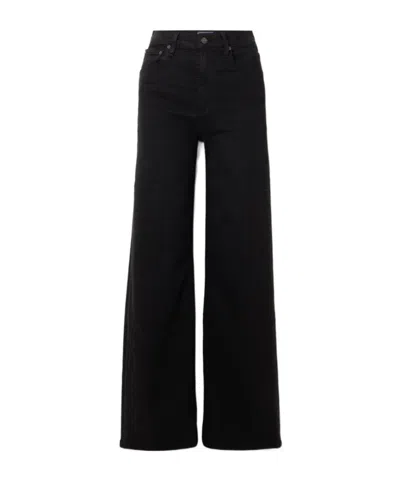 Citizen Of Humanity Lyra Long High-rise Wide-leg Jeans In Black