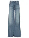 Citizen Of Humanity Lyra Long Wide Leg In Cooper Jeans Blue In Blue