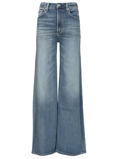 Citizen Of Humanity Lyra Long Wide Leg In Cooper Jeans Blue