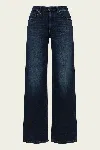Citizen Of Humanity Lyra Long Wide Leg In Masha In Blue