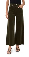 Citizen Of Humanity Lyra Cotton Corduroy Wide-leg Pants In Green