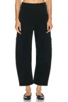 Citizen Of Humanity Citizens Of Humanity Marcelle Low Slung Corduroy Cargo Trousers In Gray