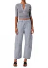 Citizen Of Humanity Marcelle Cargo Pants In Hematite In Blue