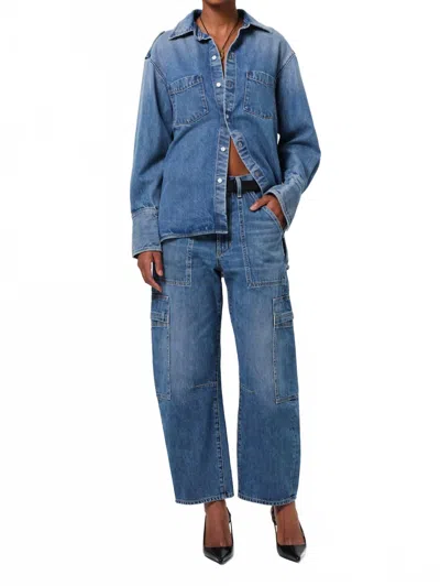 Citizen Of Humanity Marcelle Low Slung Cargo Jean In Elysian In Brown