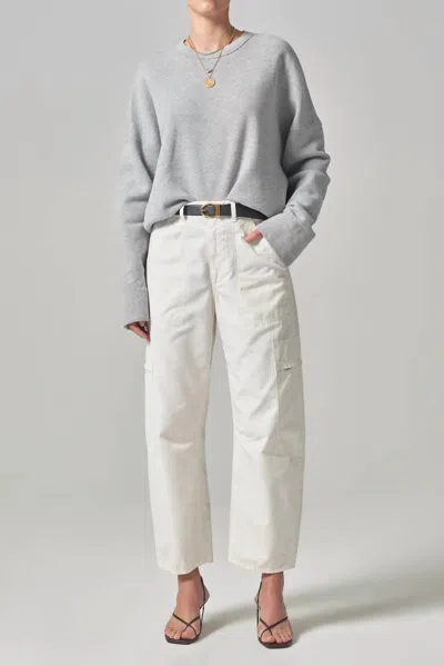 CITIZEN OF HUMANITY MARCELLE LOW SLUNG CARGO JEANS IN PASHMINA