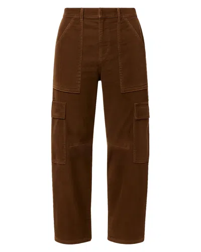 Citizen Of Humanity Marcelle Low Slung Easy Cargo Corduroy In Brown