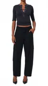 Citizen Of Humanity Marcelle Low Slung Trouser In True Navy In Blue