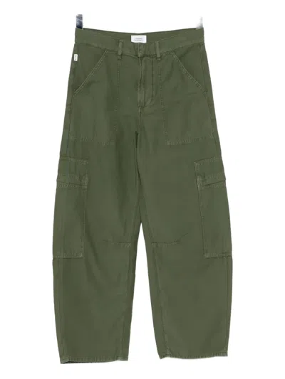 Citizen Of Humanity Marcelle Trousers In Green